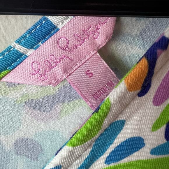 Lilly Pulitzer Gloria Maxi Sea Soiree Maxi V Neck Dress Women’s Size Small - Picture 4 of 8